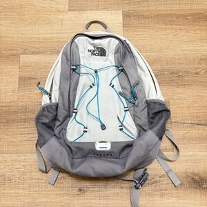 The North Face Jester Backpack Grey Blue Hiking College